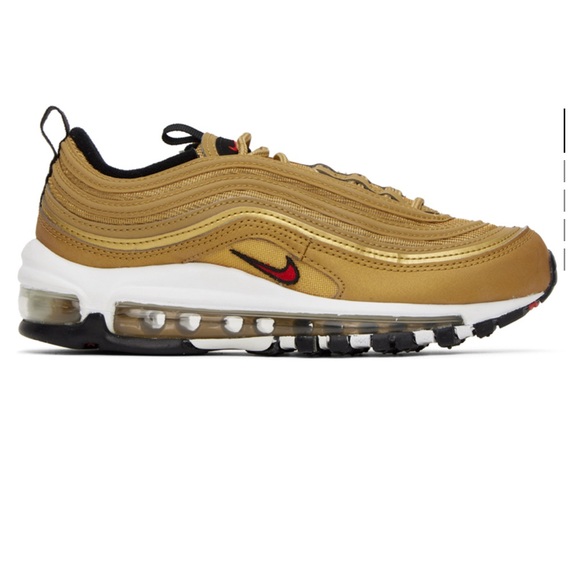 GOLD Air Max 97 Golden Bullet Sneakers - Picture 10 of 13
